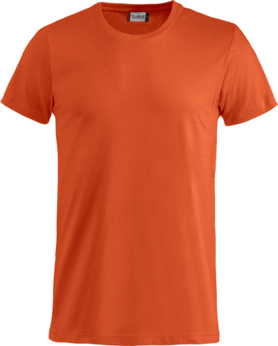 Clique - Basic Bomulds T-Shirt - Blood Orange