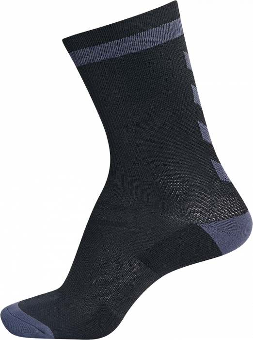 Hummel - Elite Indoor Sock Short - Zwart & navy