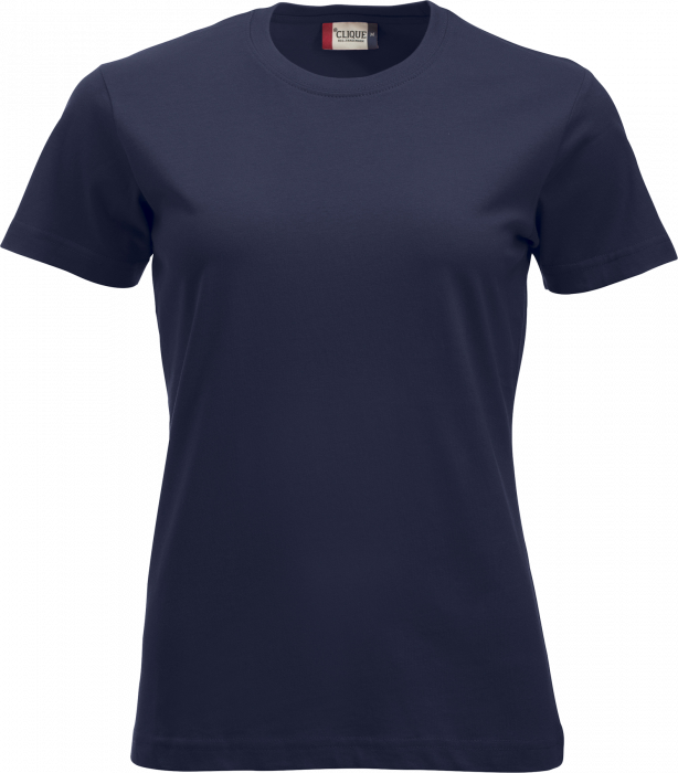 Clique - Klassisk Bomulds T-Shirt Dame - Dark Navy