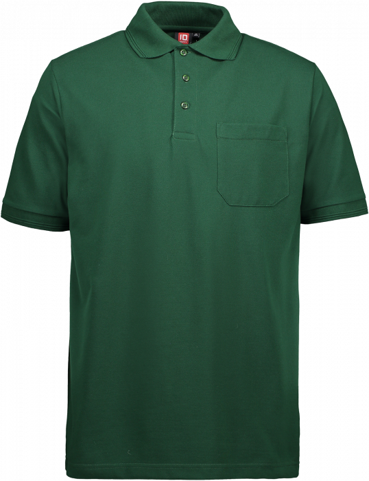ID - Pro Wear Poloshirt Med Lomme - Bottle Green