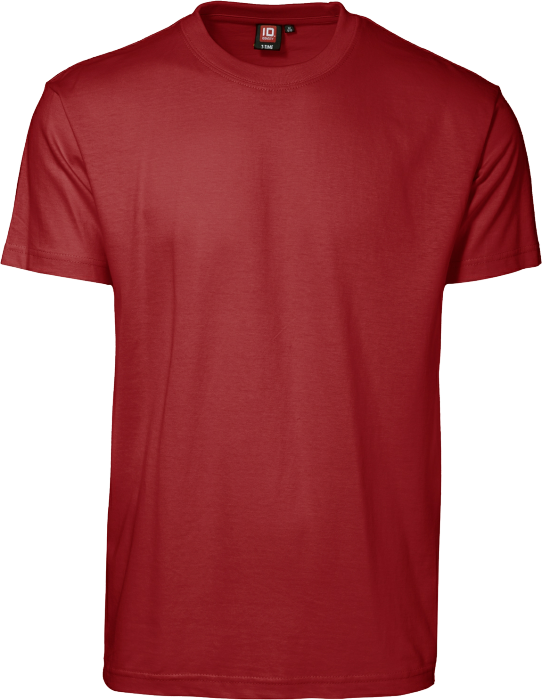 ID - Cotton T-Time T-Shirt Adults - Red