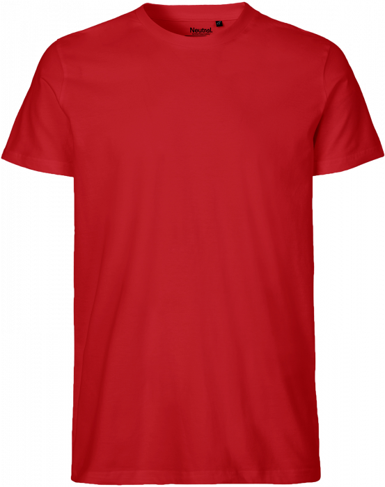 Neutral - Økologisk Fit Bomulds T-Shirt - Rød
